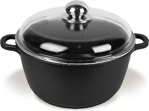 Tenxhere Maestro MR-4628C me kapak, 28 cm, 5.8 L, e zezë