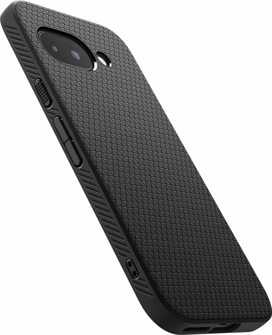 Mbështjellës Spigen Liquid Air ACS09039 për Google Pixel 9a, TPU, back cover, wireless charging, Mil-Grade, i zi matte