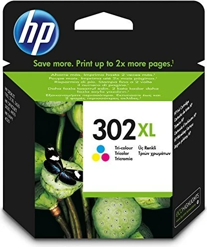 Toner HP 302XL origjinal, tri-color, për printer HP