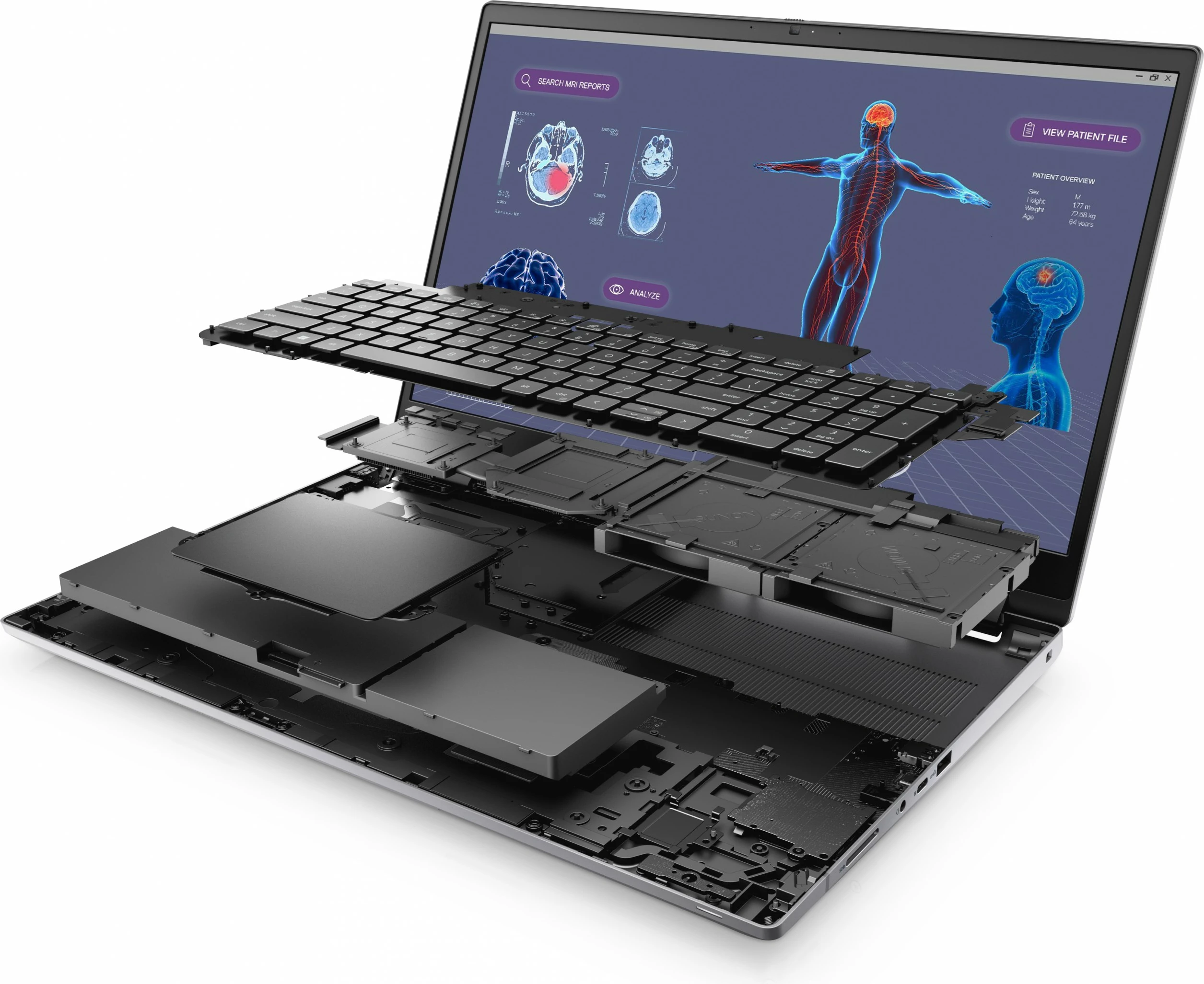 Laptop DELL Precision 7780, Intel Core i9, 32 GB RAM, 1 TB, 17.3", Gri
