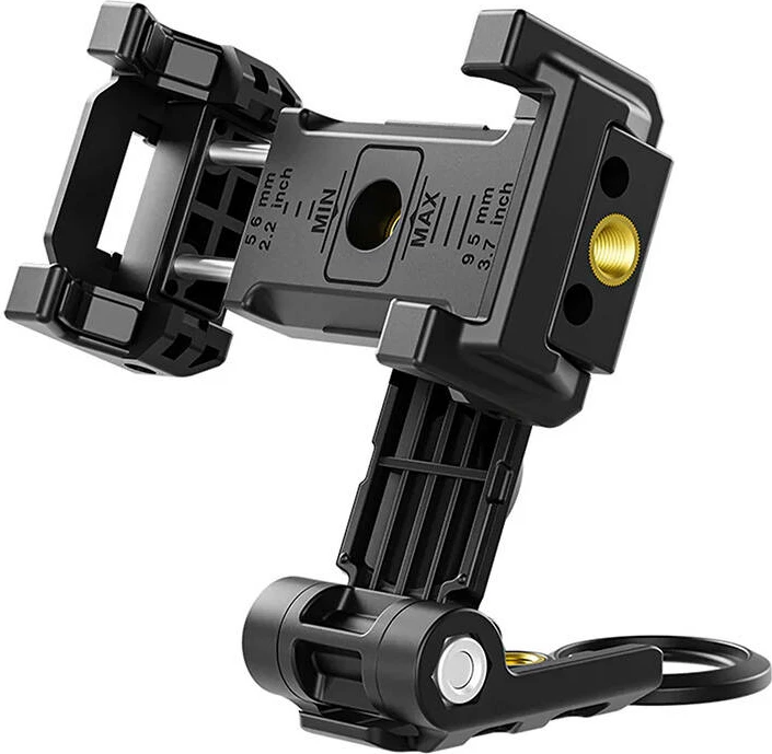 Mbajtës multifunksional për telefon Telesin PM-001, i zi