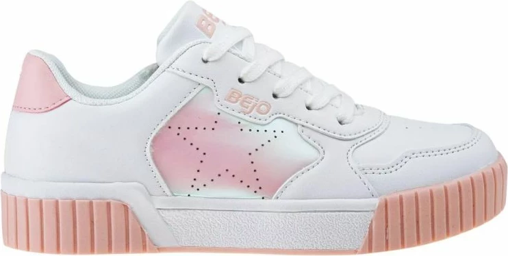 Këpucë për vajza Bejo Bates Jrg, të bardha dhe rozë