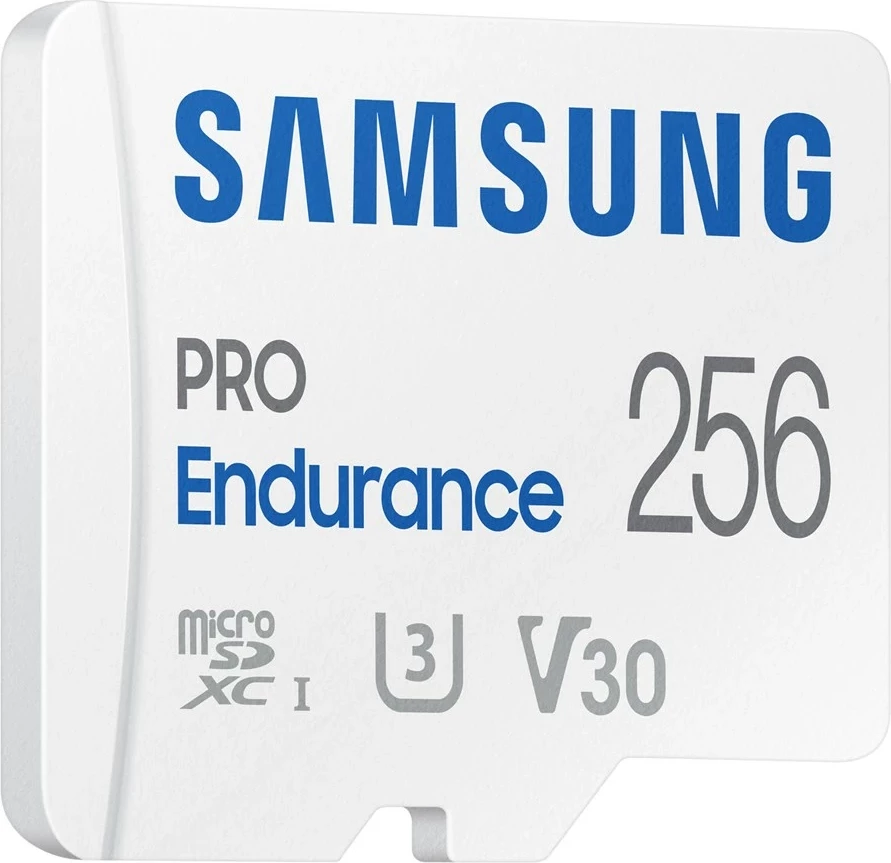 Kartelë memorie Samsung PRO Endurance, 256 GB, microSDXC, e bardhë