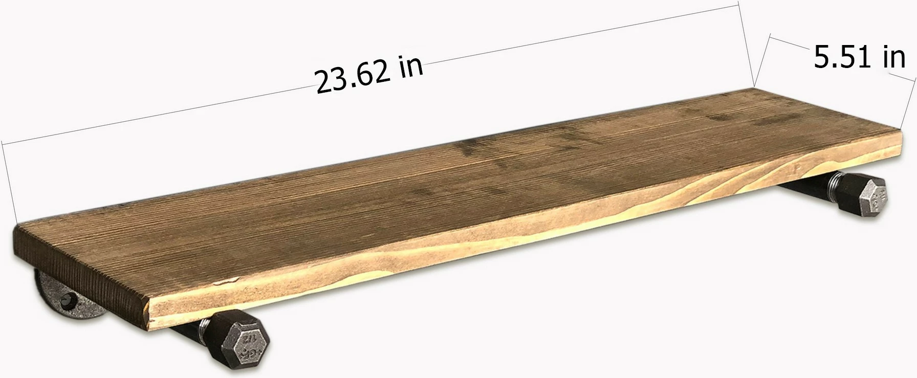 Raft muri me tuba, ngjyrë arre e zezë, Boruraf113