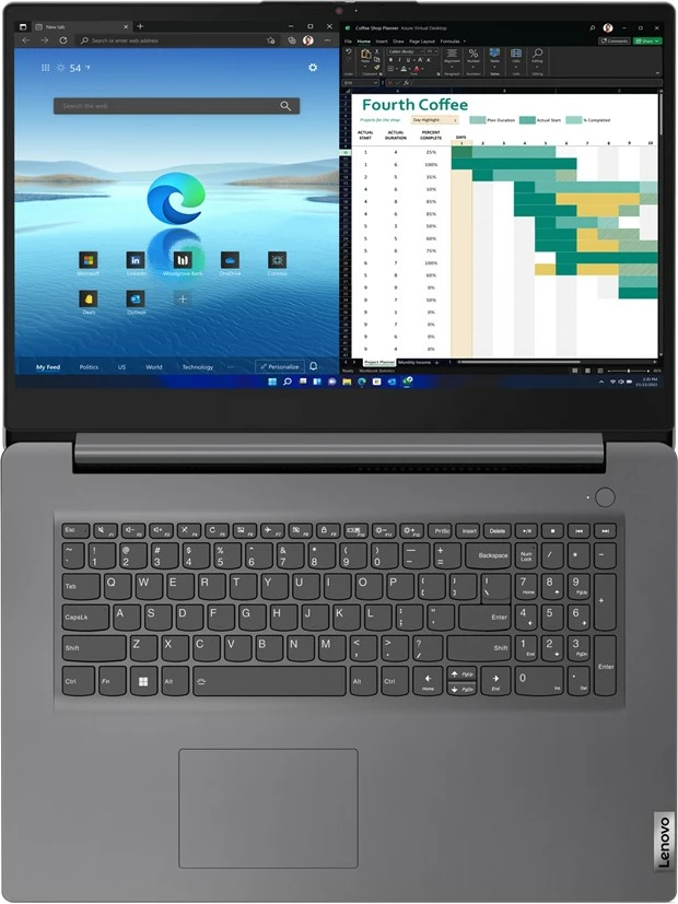 Laptop Lenovo V17 G4 IRU, Intel Core i5, 16 GB RAM, 512 GB SSD, 17.3", Iron Grey