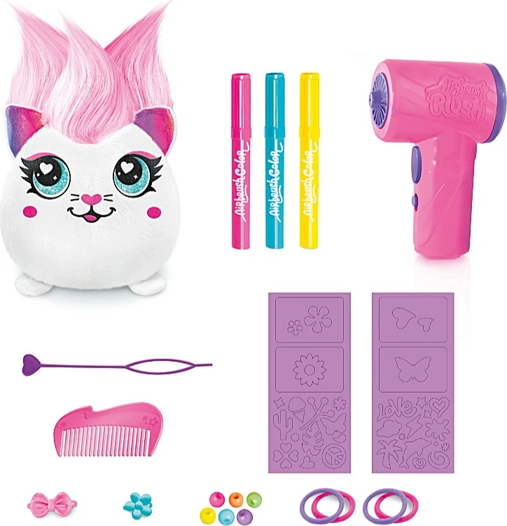 Set lodër plushe Epee Project Plusz Fryzurki me aerograf elektronik, shumëngjyrësh