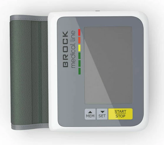 Matës tensioni digjital për kyç Brock LS 810 S, memorie 60 matje, manshetë 13.5–21.5 cm, bateri e rikarikueshme, gri
