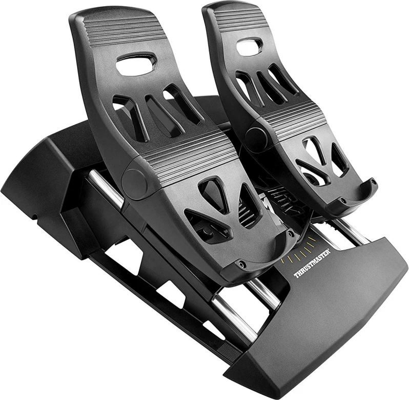 Pedale rudder fluturimi Thrustmaster TFRP, USB/RJ12, për PC/PS4/Xbox