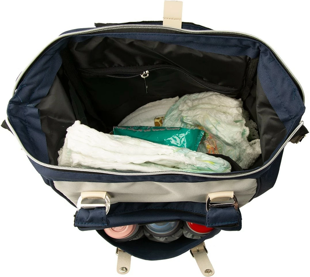 Çantë për pelena, Zoozie Bags, 3884 - 51548, ngjyrë blu e errët