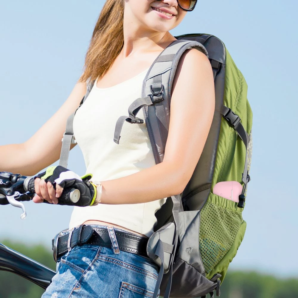 Mbështjellës Tech-Protect për AirPods 4, silikon, i zi