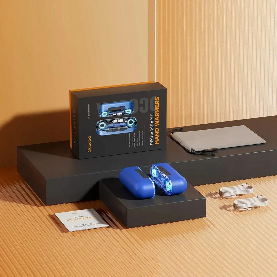 Ngrohës elektrik për duar Ocoopa UT4103, 10000 mAh, Alumini, i zi