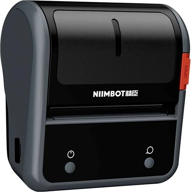 Printer etiketash NiiMbot B3S_P, portativ, 2000 mAh, Gri