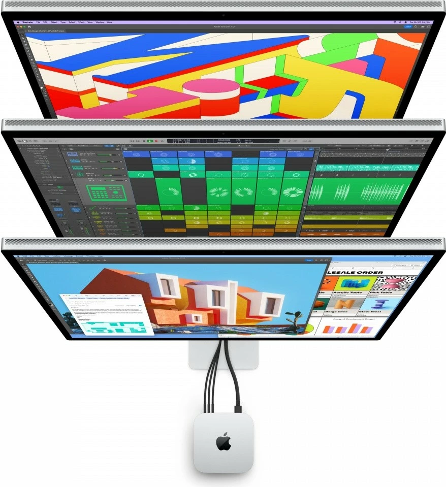 Kasë Apple Mac mini MU9D3ZE/A, M4, 16GB RAM, 256GB SSD, Argjend