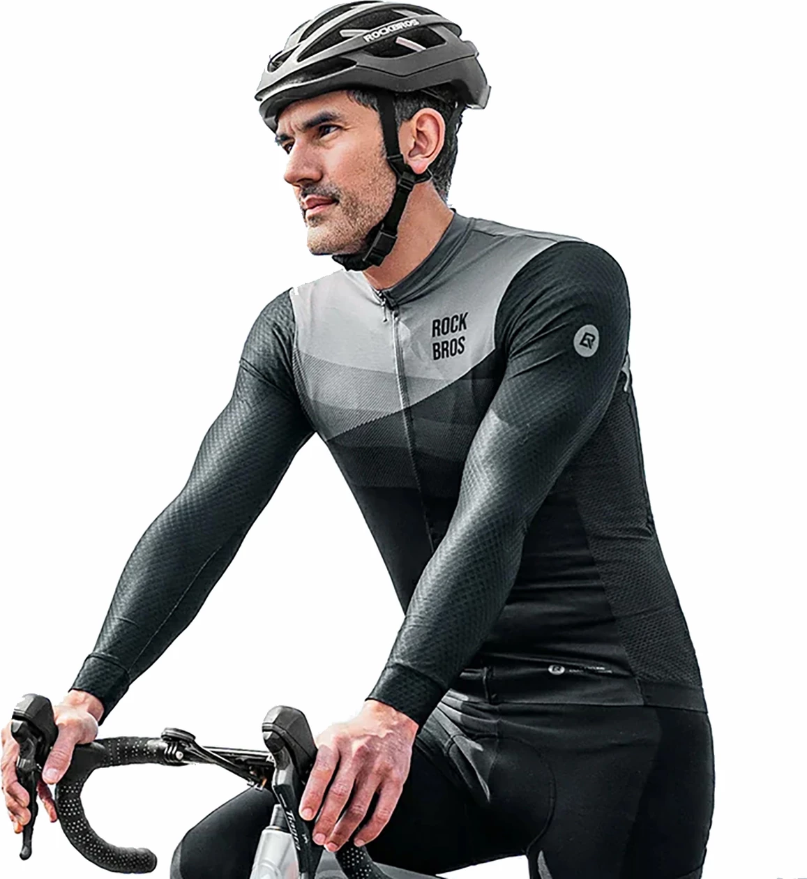 Bluzë çiklizmi Rockbros 15120009004 me mëngë të gjata, XL, e zezë