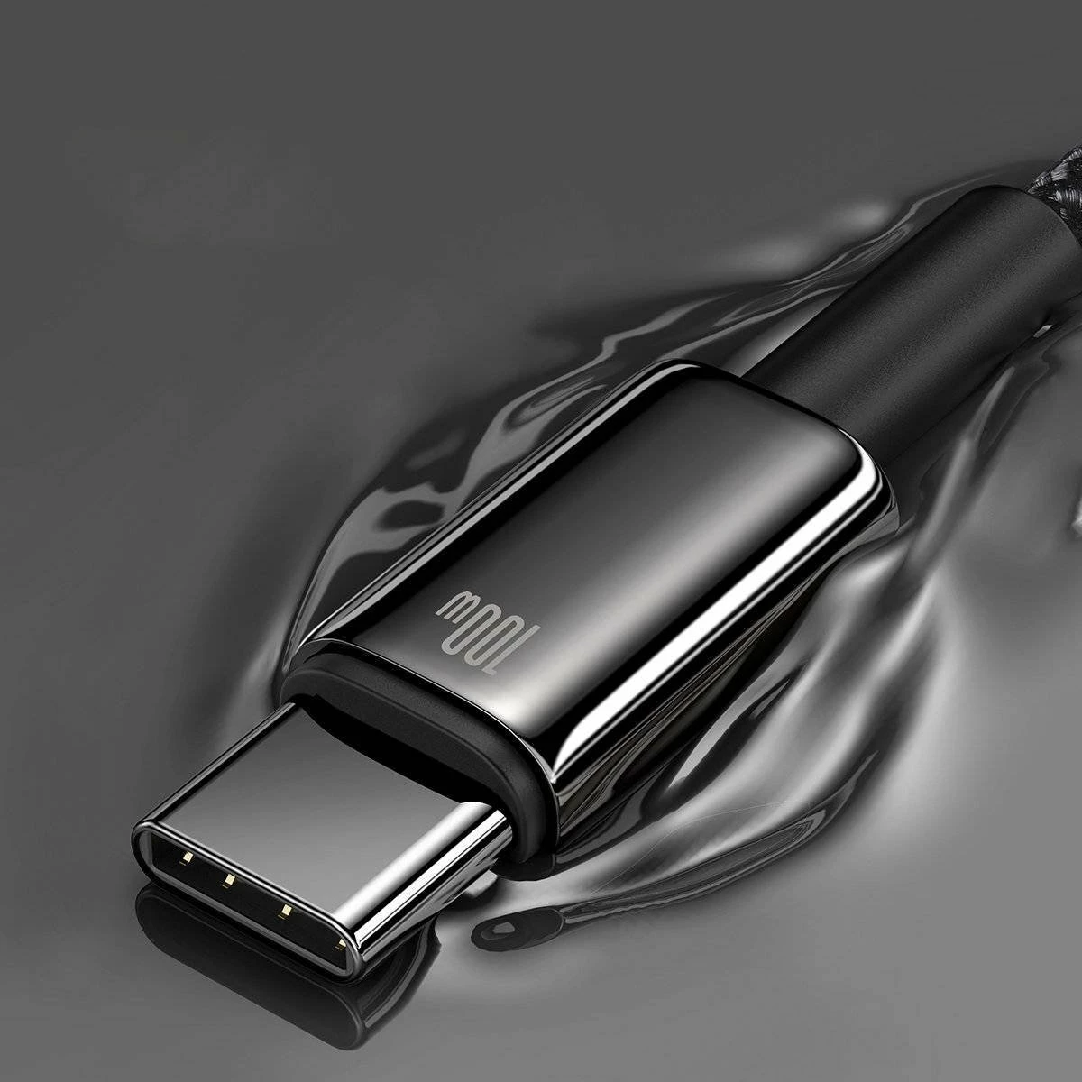 Kabllo USB-A në USB-C Baseus CAWJ000101 2m 100W USB 2.0, e zezë
