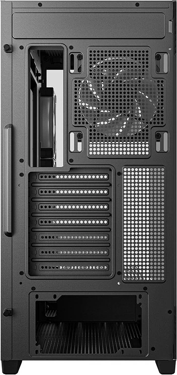 Kasë Deepcool CG580 4F V2, Midi Tower, xham i temperuar, RGB, e zezë