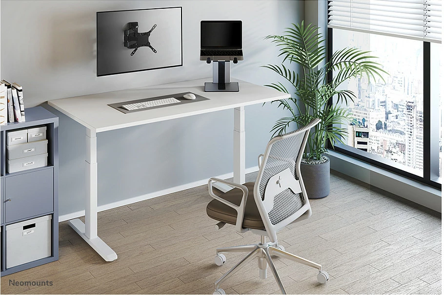 Mbajtës laptopi Neomounts Newstar NSLS200, plastikë, i palosshëm, 10-17 inç, argjend