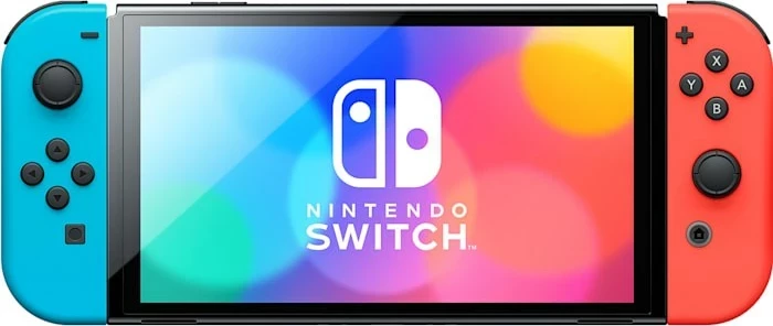 Konzolë portabile Nintendo Switch OLED, 7", 64 GB, E zezë/Kaltër/E kuqe