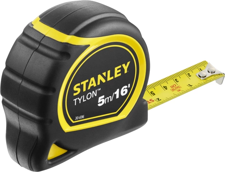 Metër shirit Stanley Tylon 0-30-696 5 m/16 ft x 19 mm, verdhë/zi