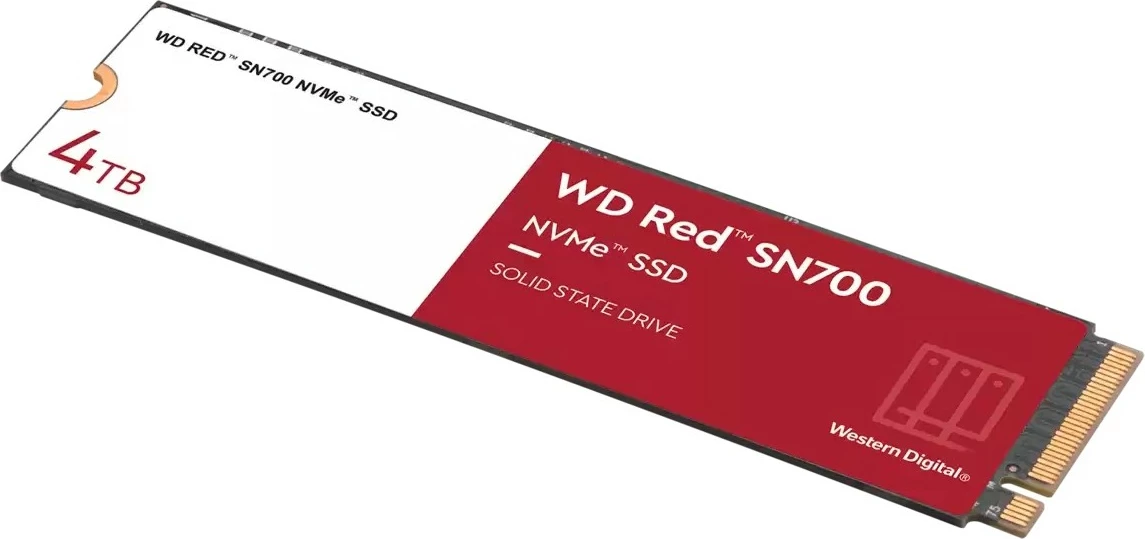 SSD Western Digital WD Red SN700, 4 TB, M.2, 3400 MB/s