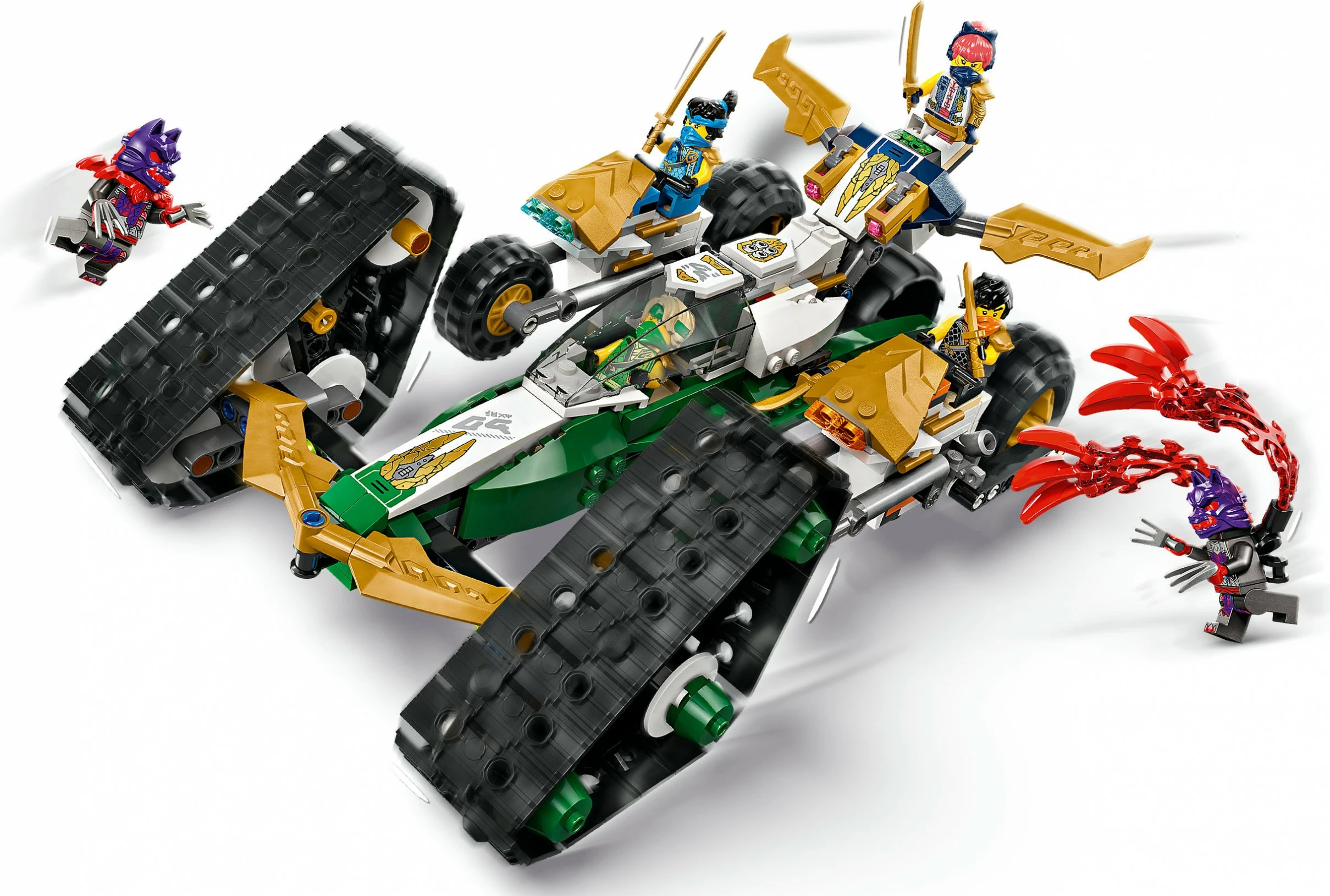 Set ndërtimi LEGO Ninjago 71820 Ninja Team Combo Vehicle, multikolor