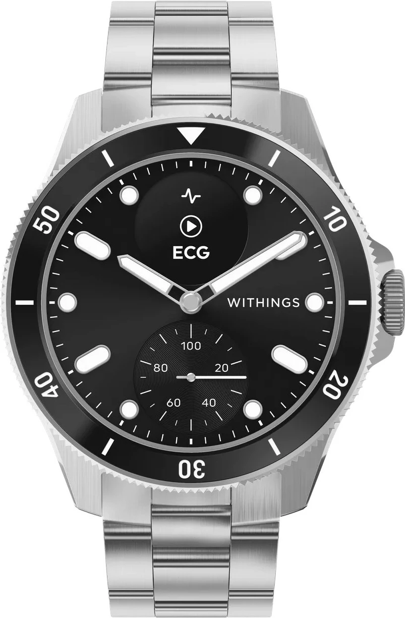 Smartwatch Withings ScanWatch Nova, 1.6 cm, GPS, ngjyrë çelik