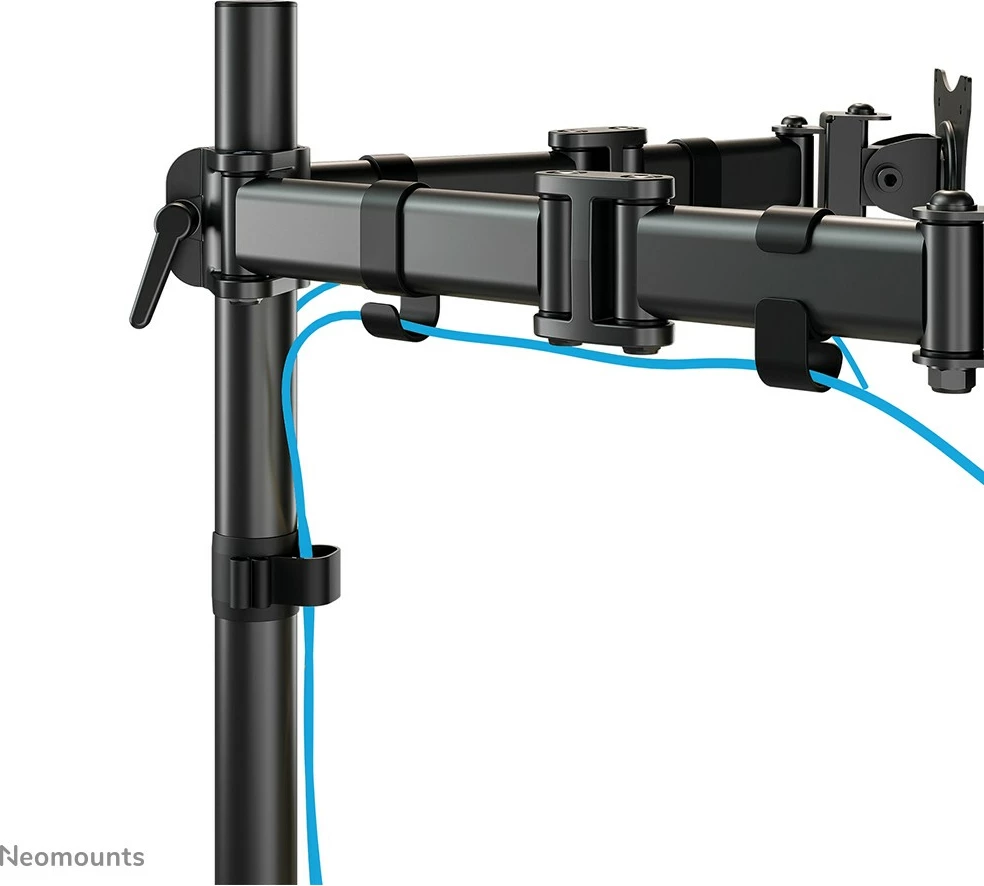 Krah monitori Newstar NM-D135DBLACK, për tavolinë, 27", i zi