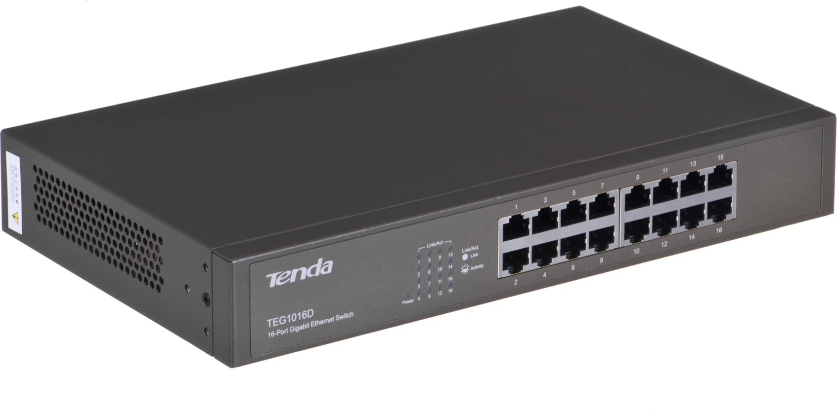 Switch Tenda 16-port Gigabit Ethernet, Blu