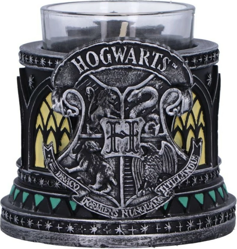 Mbajtëse qiriu NEMESIS NOW Harry Potter Slytherin Tea Light 8 cm, e zezë/jeshile