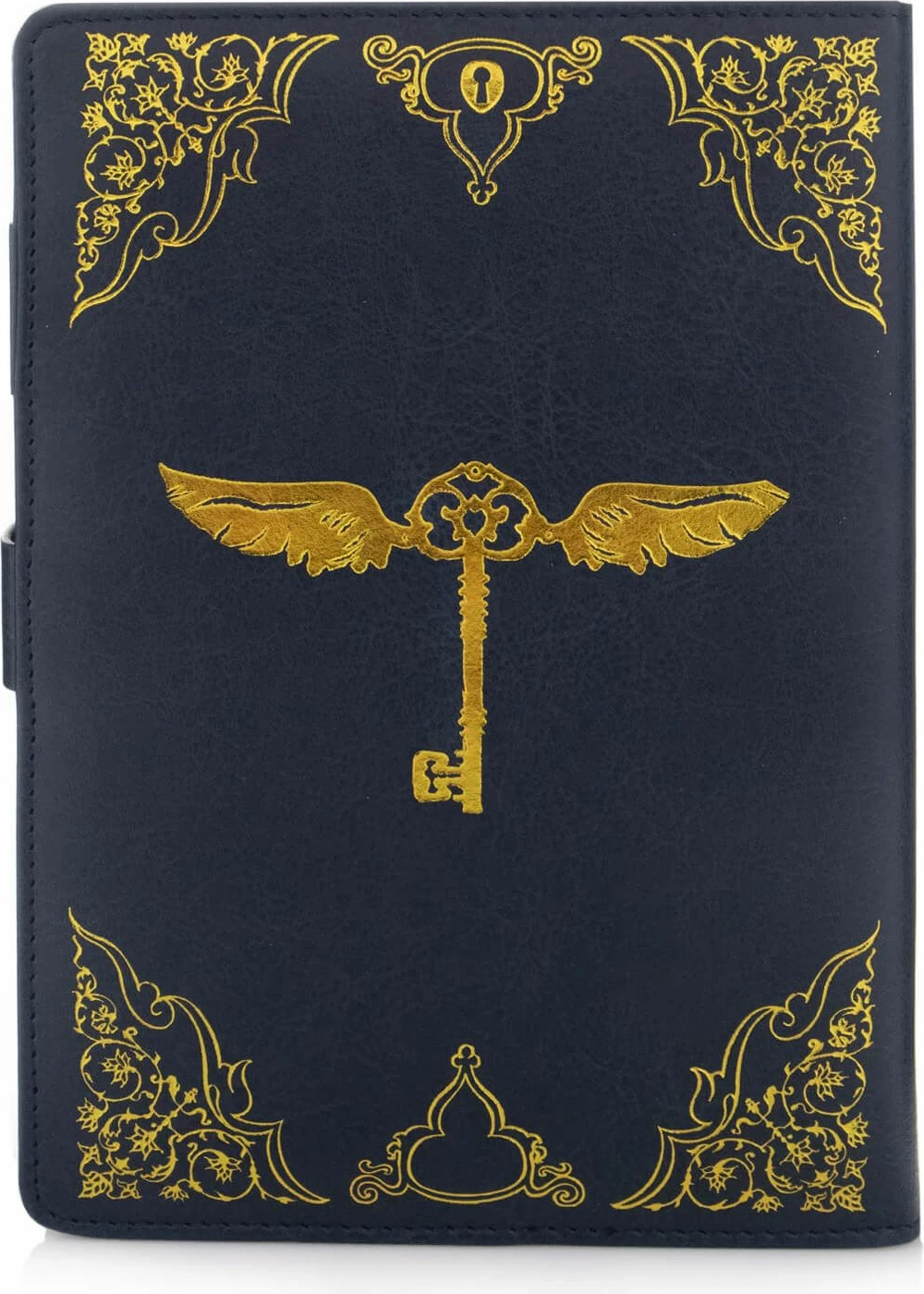 Fletore Pyramid International Harry Potter Alohomora A5, hardcover, e vijëzuar, me kyç me kod, 120 fletë, blu e errët