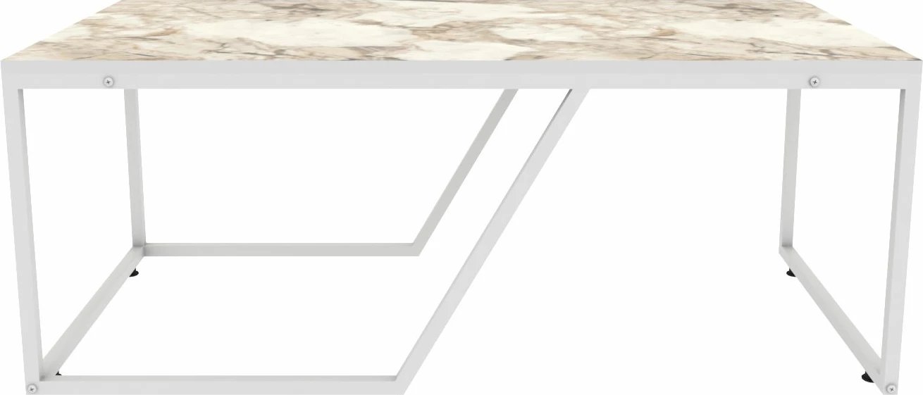 Tavolinë kafeje Wendy, ngjyrë e bardhë, Skye Decor