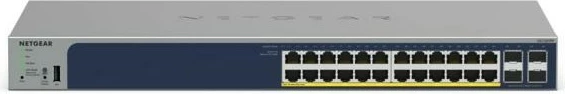 Switch NETGEAR GS728TPP, Managed, L2/L3/L4, Gigabit Ethernet, PoE, Rack mounting