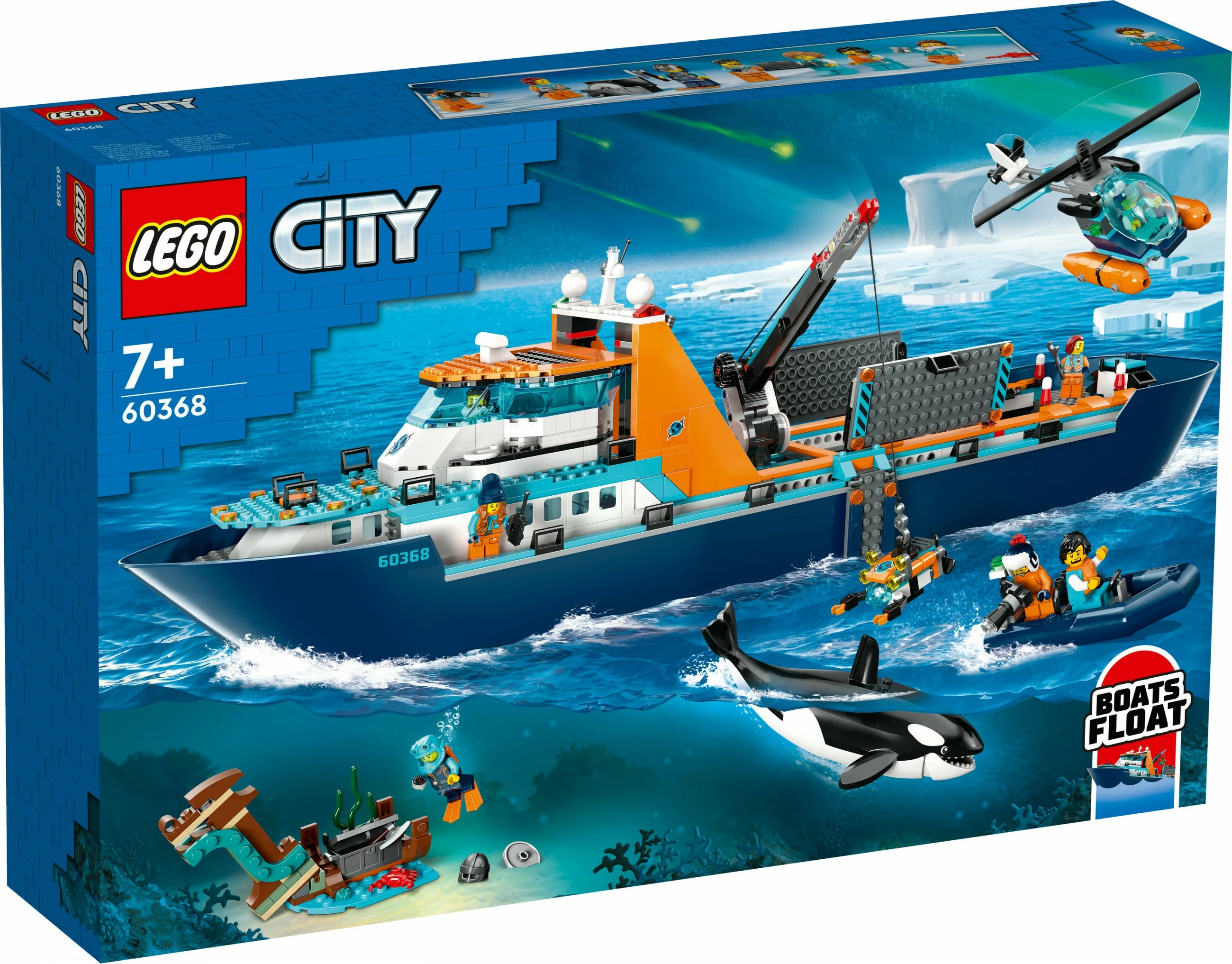 Set ndërtimi LEGO Arctic Explorer Ship, 815 pjesë, plastikë, shumëngjyrësh