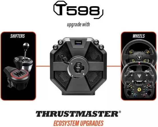 Timon garash Thrustmaster T598-P Direct Drive 5 Nm, 30 cm, me pedale 2, për PC/PS4/PS5, EU Type-C, i zi