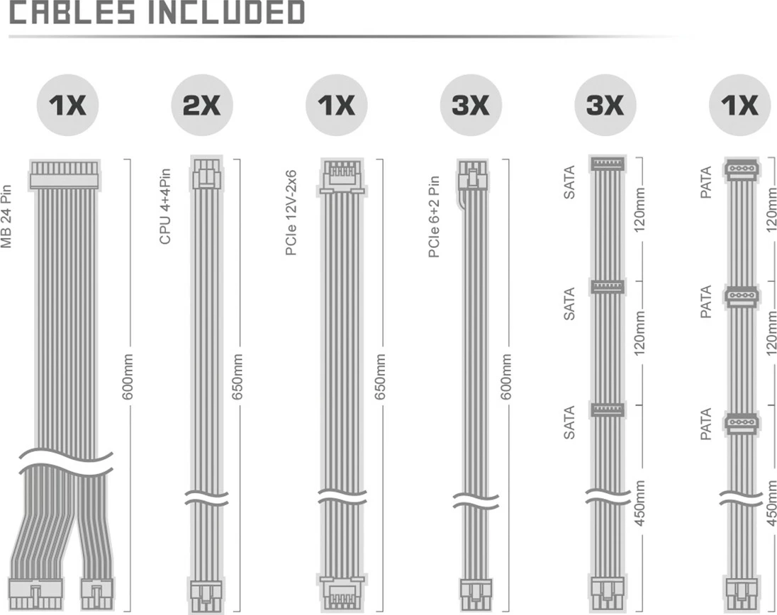 Furnizues energjie ASRock Steel Legend SL-1000GW 1000W, ATX, 80+ Gold, i bardhë