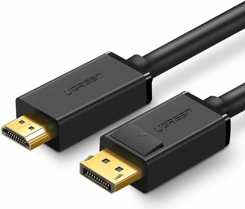 Kabllo Ugreen DisplayPort në HDMI, 2m, 4K, e zezë (DP101 10202)