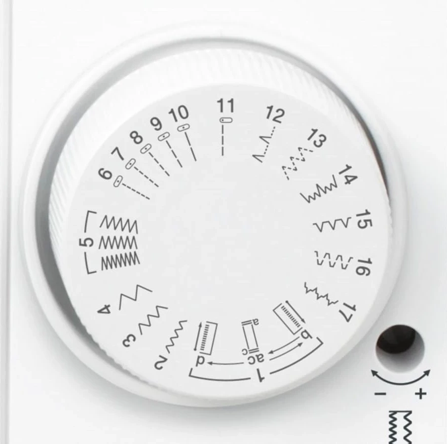 Makina e qepjes Brother, e bardhë