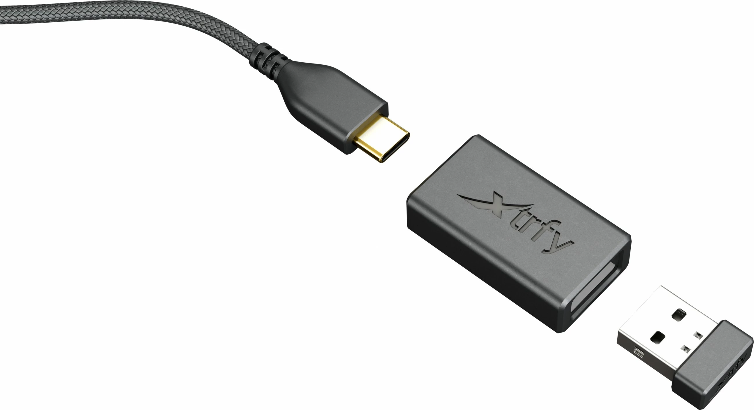 Maus Cherry XTRFY M42 RGB, Ambidextrous, Optical, RF Wireless + USB Type-C, 19000 DPI, Bardhë