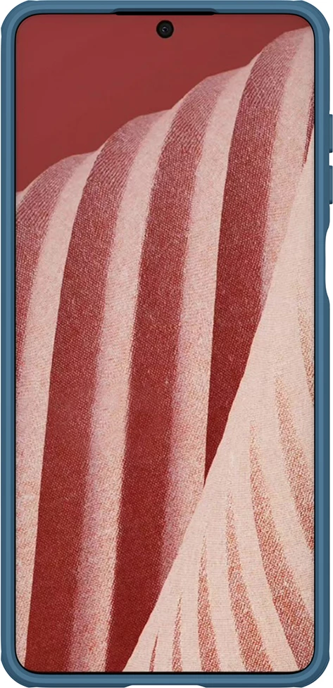 Mbështjellës Nillkin CamShield Pro për Samsung Galaxy A73, me kapak kamere, Kaltër