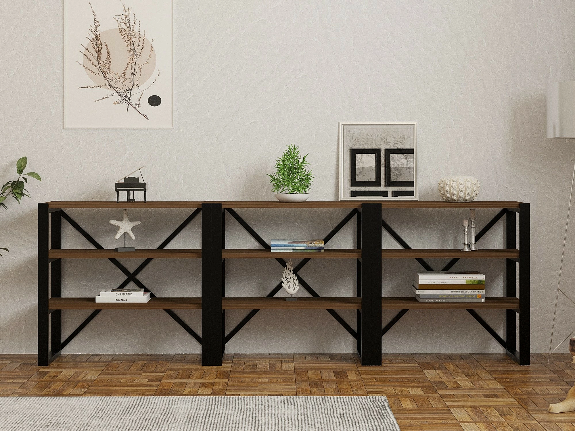 Konsolë Hanah Home, Prof, ngjyrë arre dhe e zezë