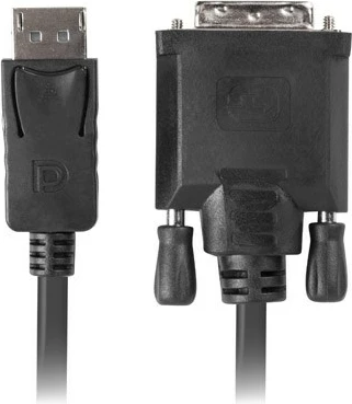 Kabllo ekrani Lanberg CA-DPDV, DVI-D, 1m, i zi