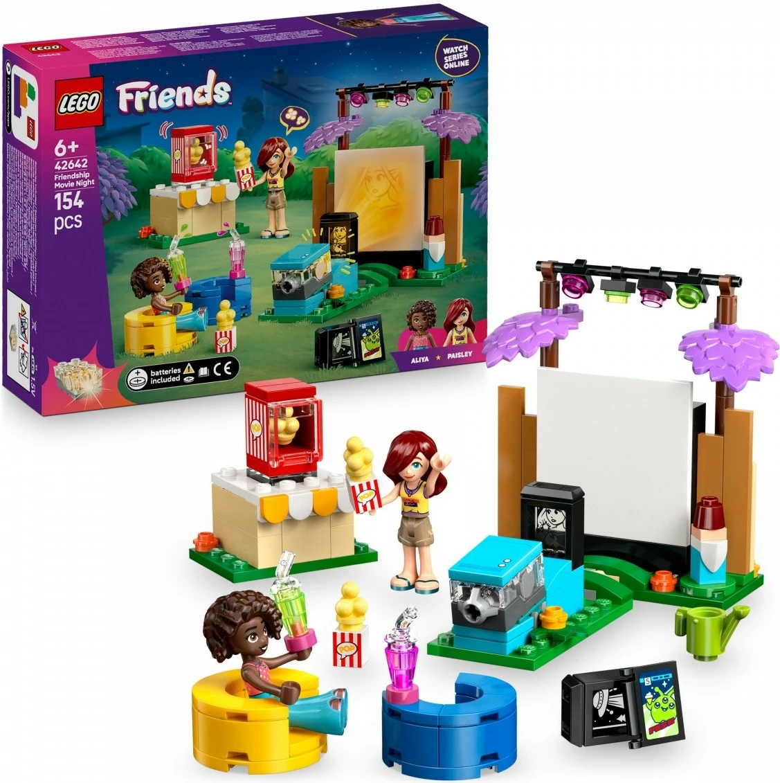Set LEGO Friends 42642 Movie Marathon, 154 pjesë