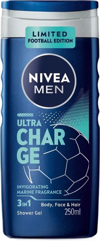 Shower Gel për meshkuj Nivea Men Ultra Charge 250ml