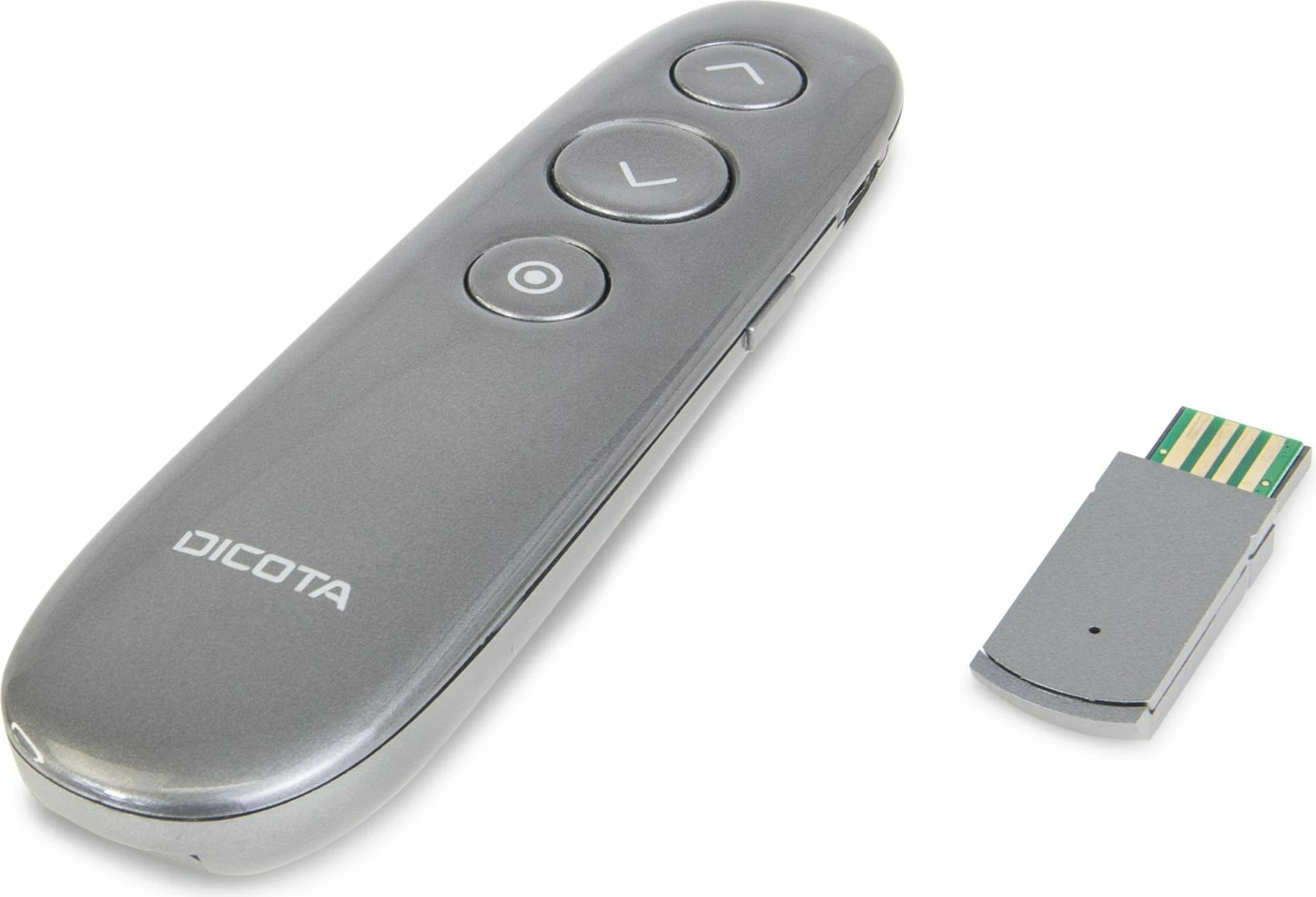 Prezantues wireless DICOTA, Virtual Presenter, 5 butona, laser pointer, gri