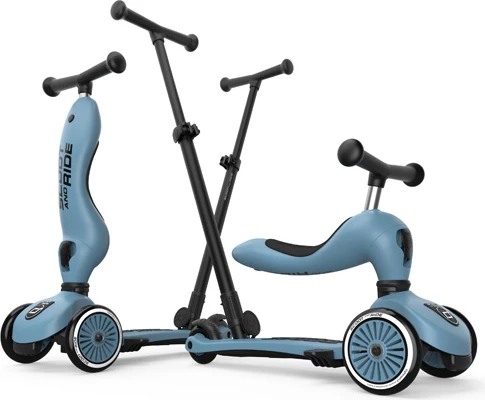 Trotinet Scoot and Ride Highwaykick 1 Push & Go - Steel