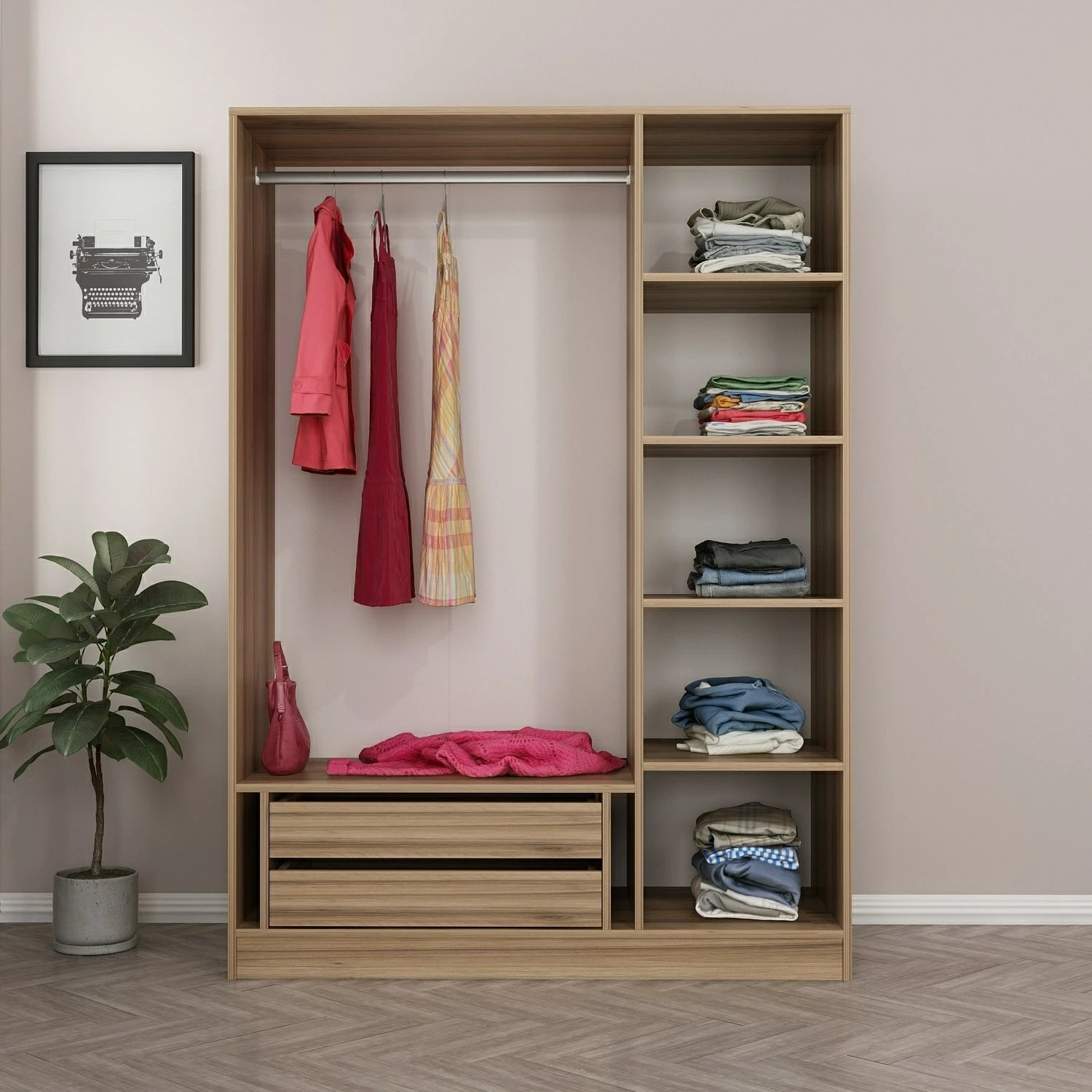 Dollap Hanah Home, Kale, antracit, 2284