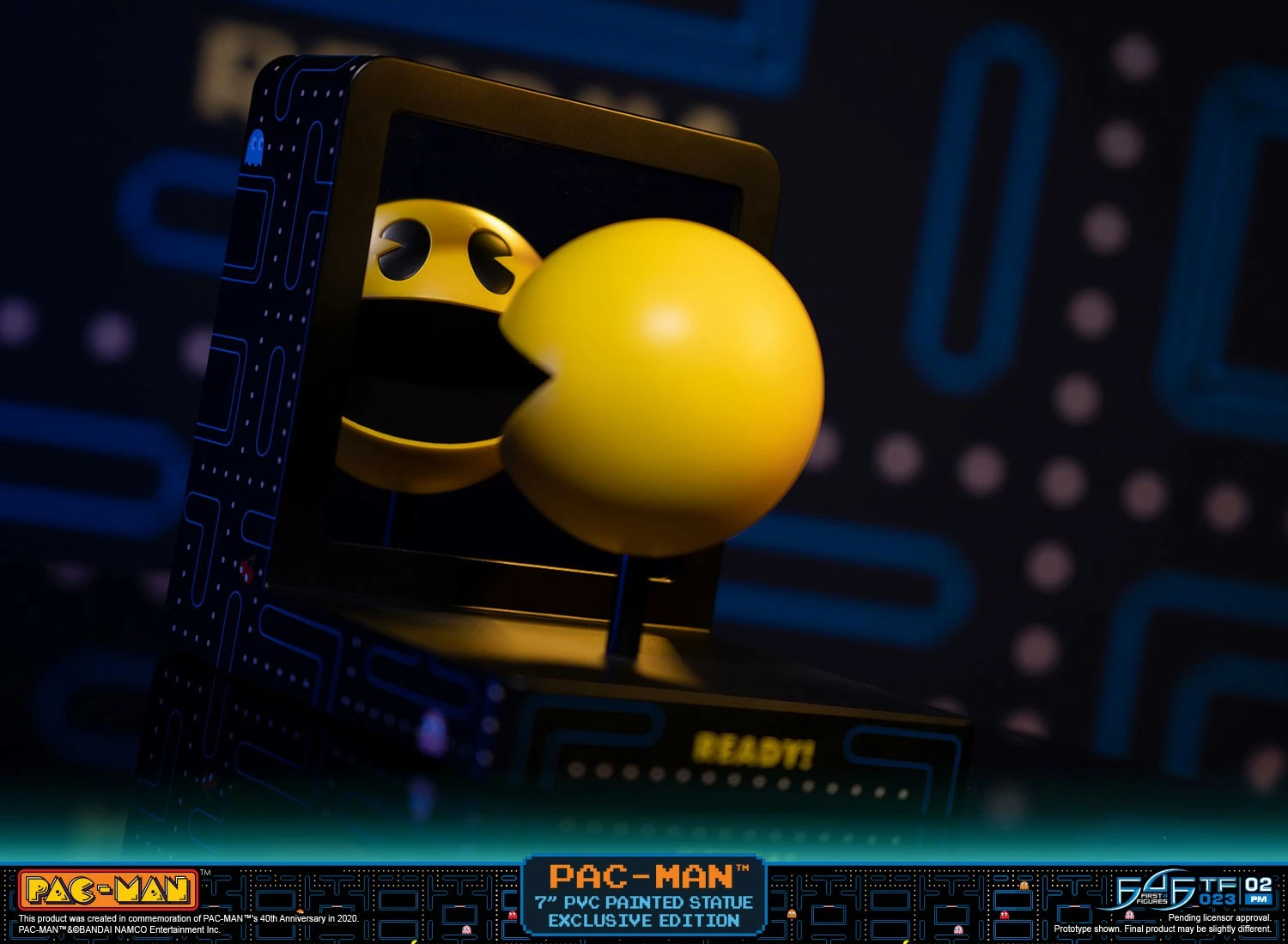 Figurinë PVC FIRST4FIGURES PAC-MAN 40th Anniversary, edicion ekskluziv