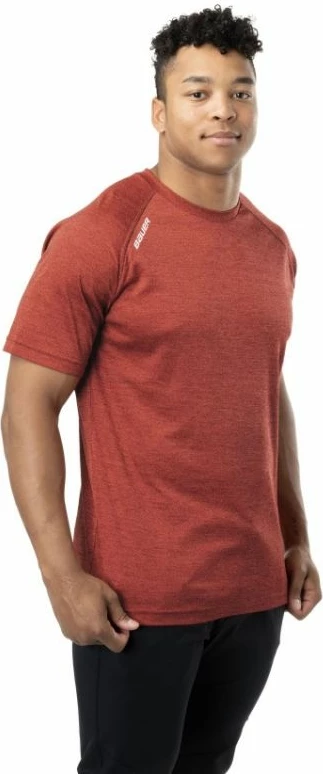 Maicë sportive për meshkuj Bauer, e kuqe