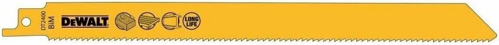 Teh sharrë për jigsaw DeWalt DT2400-QZ 225 x 2.5 mm, bimetal (BIM), universal, 1 copë