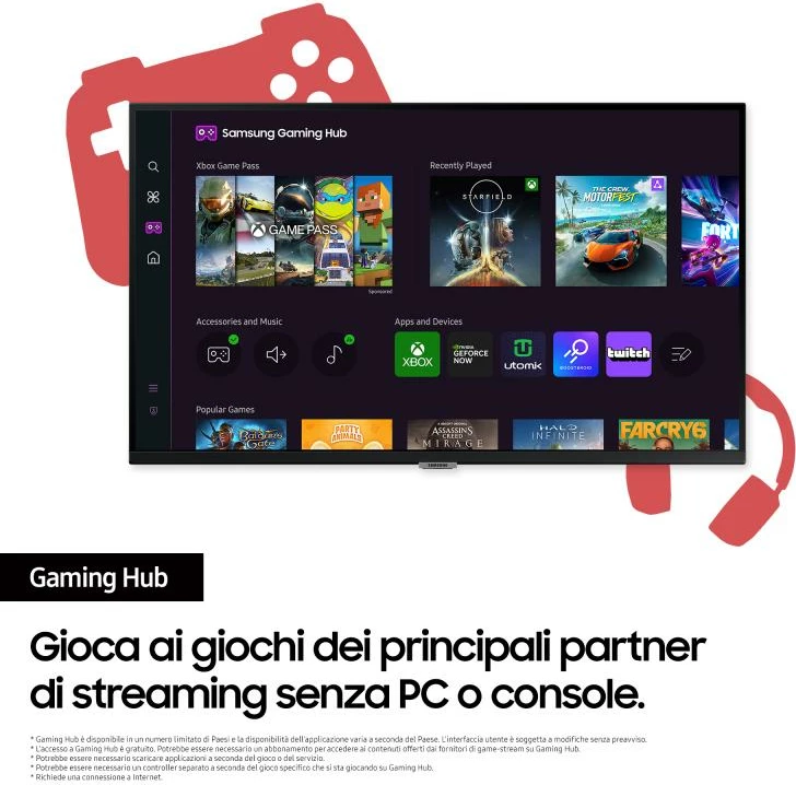 Monitor i mençur Samsung Smart Monitor M7 M70D (LS32DM700UUXEN) 32" TFT/LCD i zi